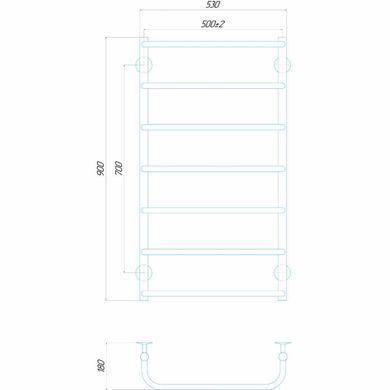 Стандарт П7 500x900 В нижнє підключення